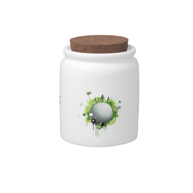 Golf Candy Jar (Front)