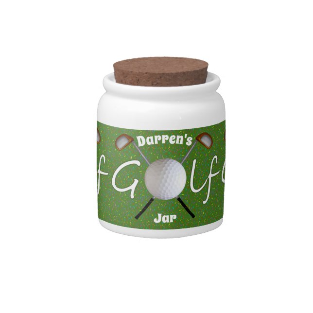 Golf Candy Jar (Front)