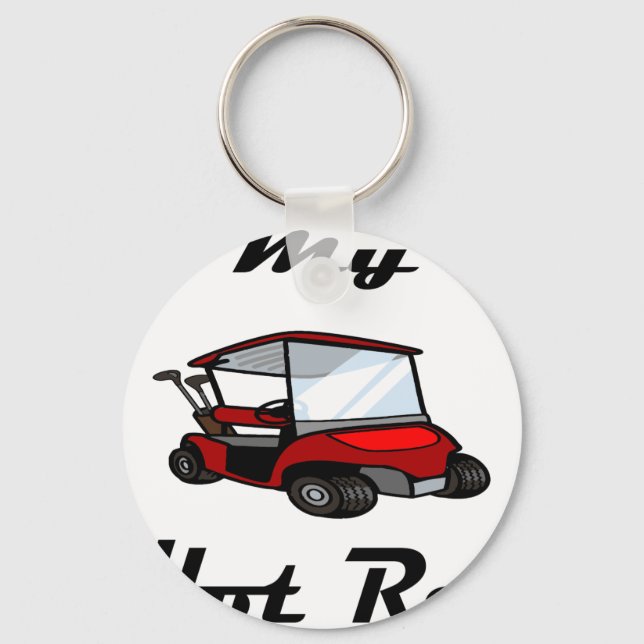 golf cart2 keychain (Front)