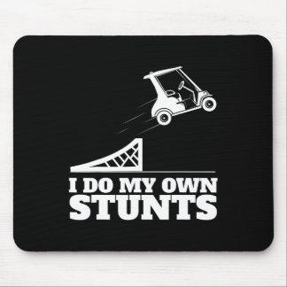 Golf Cart Accident I Do My Own Stunts Fun Present Mouse Pad