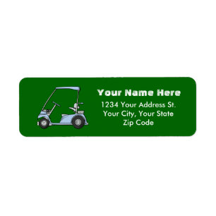 Golf Cart Address Labels