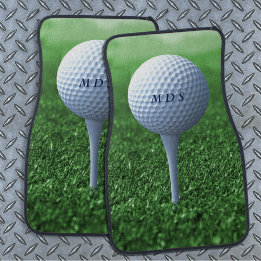 Golf Cart Buggy Green Teeing Off Car Floor Mats