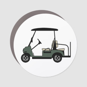 Golf Cart Car Magnet