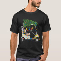 Golf Cart Christmas Tree Lights Xmas Sport Golfer