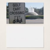 Golf Cart Crossing (Front & Back)