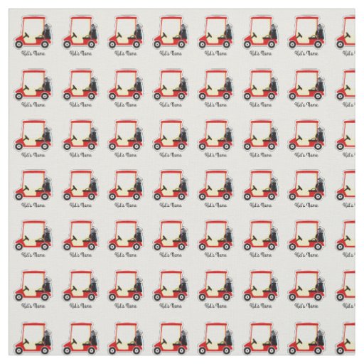 Golf cart fabric