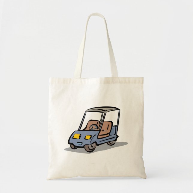 Golf Cart Fun Sports Vehicle Tote Bag (Front)
