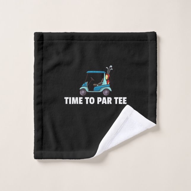Golf Cart Gift Golfing Golfer Funny Men Wash Cloth (Wash Cloth)