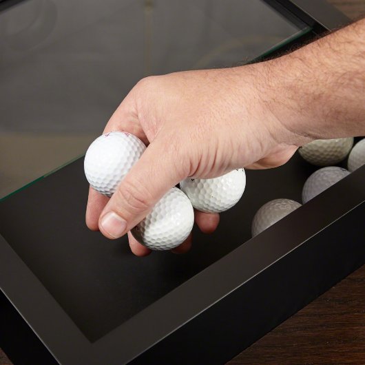 Golf Cart Golf Ball Display Case Shadow Box (Top)