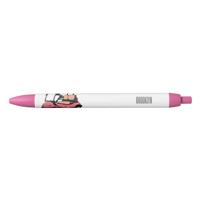 Golf cart / golf buggy cartoon illustration pen (Front)