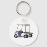Golf Cart Graphic Keychain at Zazzle