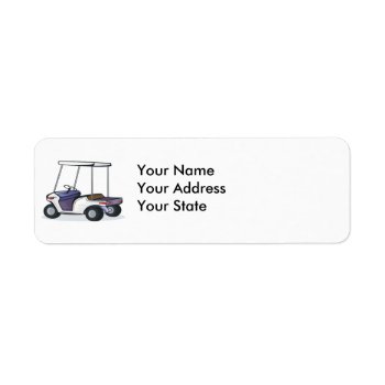 Golf Cart Graphic Label by sports_shop at Zazzle