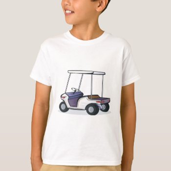 Golf Cart Graphic T-shirt by sports_shop at Zazzle