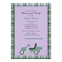 Golf Cart Invitation