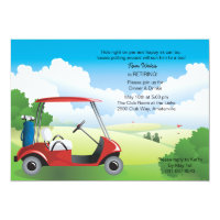 Golf Cart Invitation