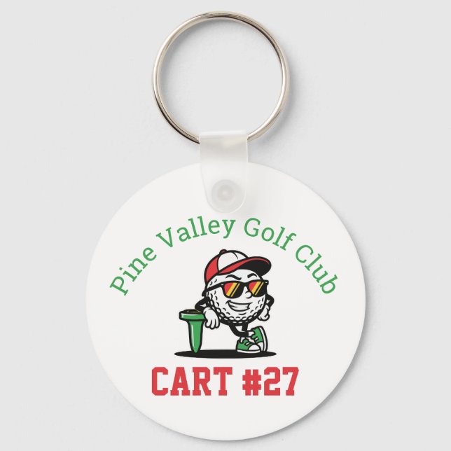 Golf Cart Keychain (Front)