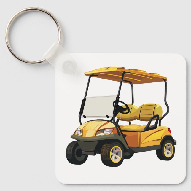 Golf Cart Keychain (Front)