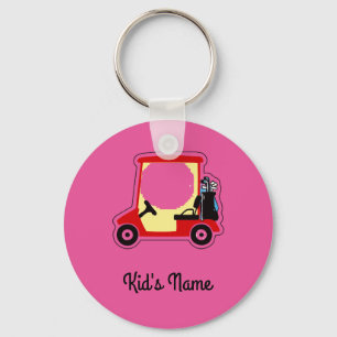 Golf cart keychain