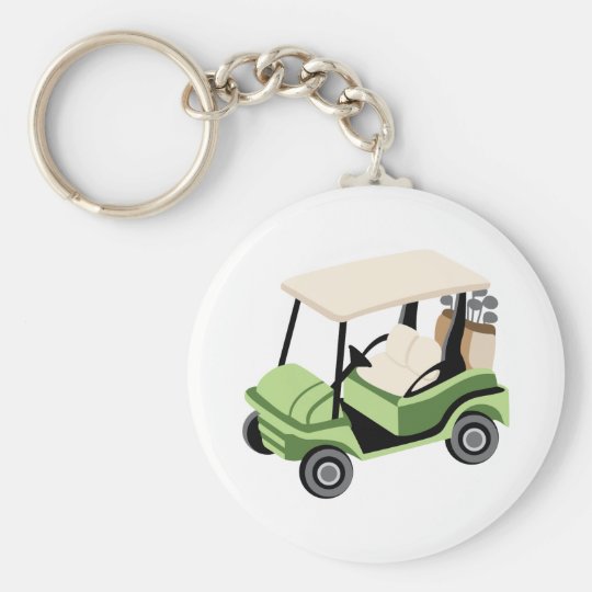 Golf Cart Keychain | Zazzle.com