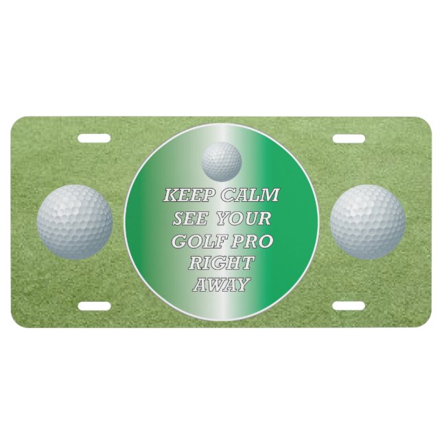 Golf Cart License Plate (Front)