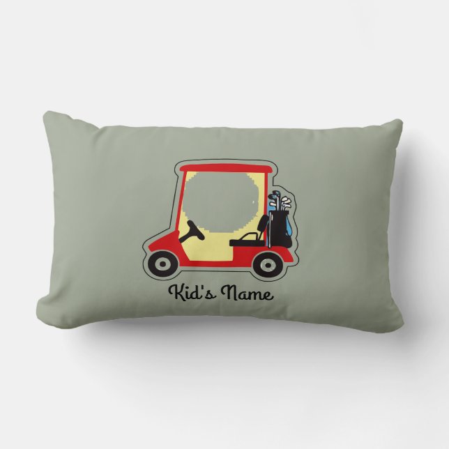 Golf cart lumbar pillow (Front)