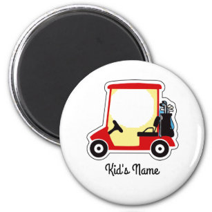 Golf cart magnet
