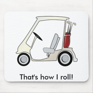 golf_cart mouse pad