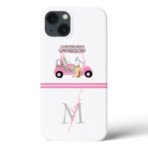 Golf Cart Personalized Name iPhone 13 Case