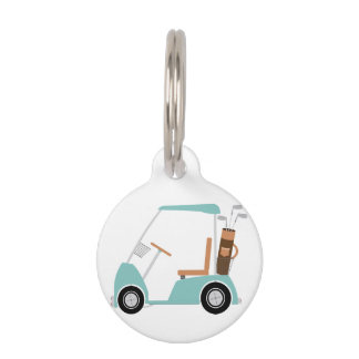 Golf Cart Pet ID Tag