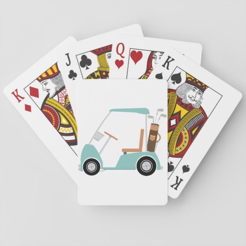 Golf Cart Playing Cards
