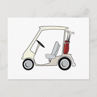 golf_cart postcard