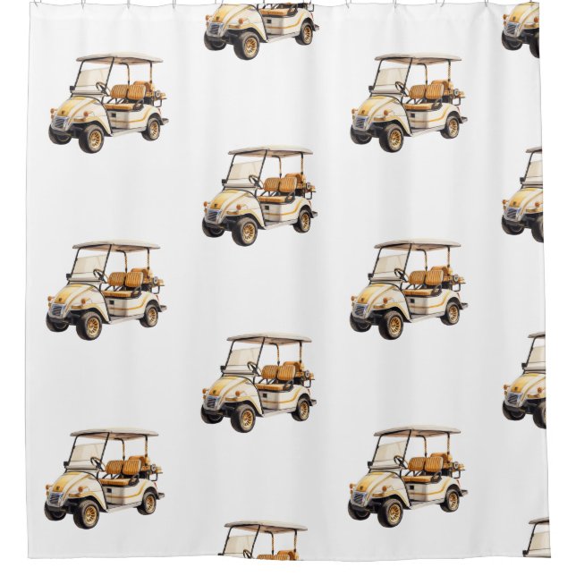 Golf cart shower curtain (Front)