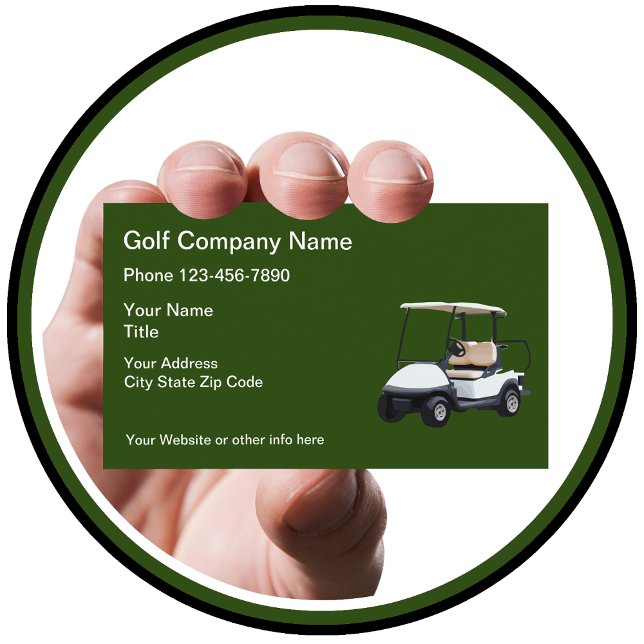 Golf Cart Theme Business Card (Creator Uploaded)