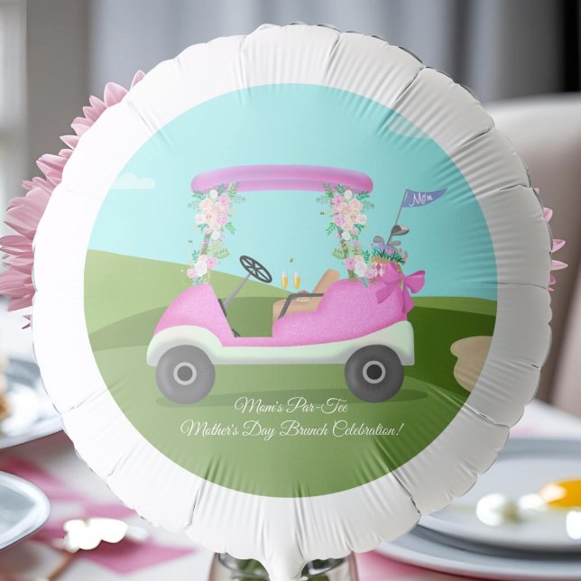 Golf Cart With Mimosas Mother's Day Brunch Balloon (Creator Uploaded)