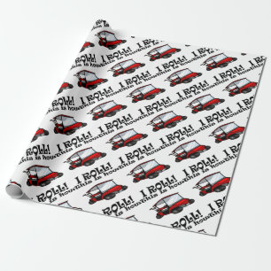 golf cart wrapping paper