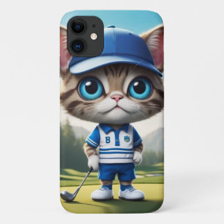 Golf Cat iPhone 11 Case