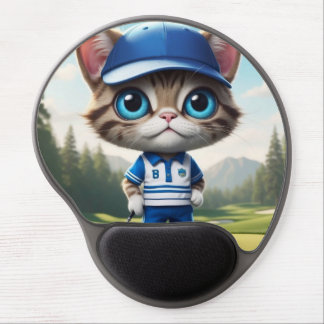 Golf Cat Gel Mouse Pad