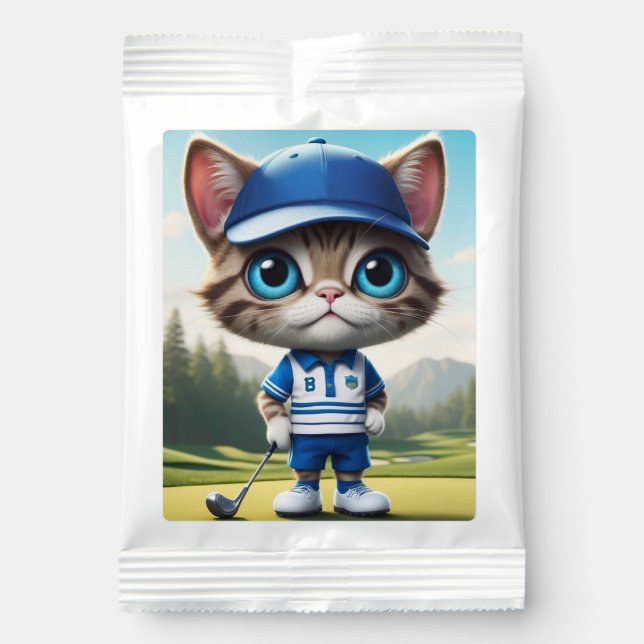 Golf Cat Hot Chocolate Drink Mix (Front)