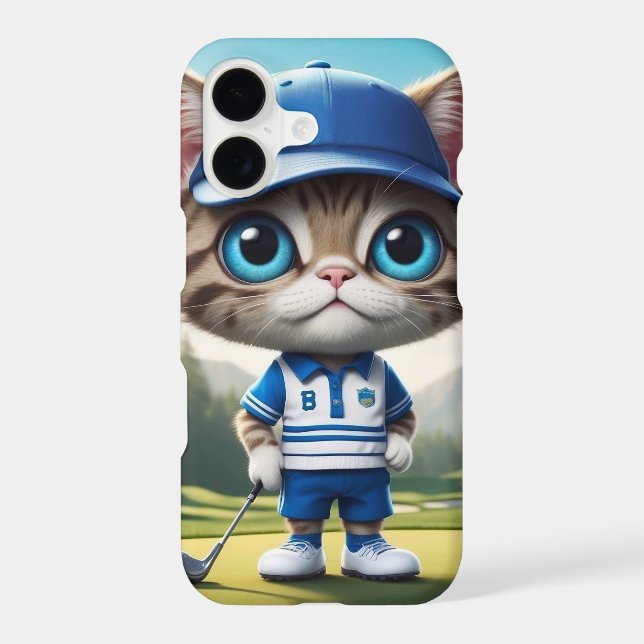 Golf Cat Iphone Case (Back)