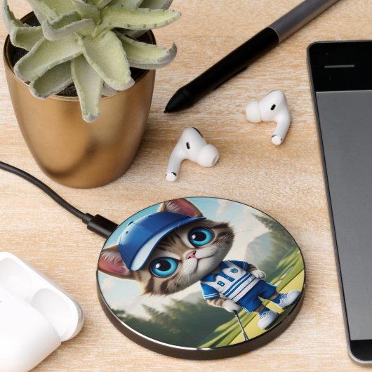 Golf Cat Wireless Charger (Desk 2)
