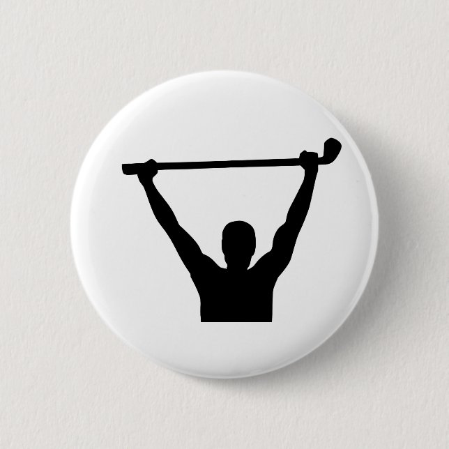 Golf champion winner button (Front)