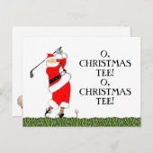 golf Christmas card | Zazzle