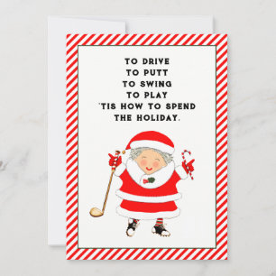 Golf Christmas Cards