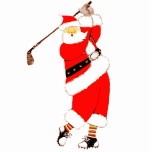 Golf Christmas Cutout