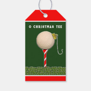 Golf Christmas Gift Tags
