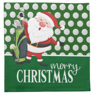 Golf Christmas Gifts Golf themed Cloth Napkin