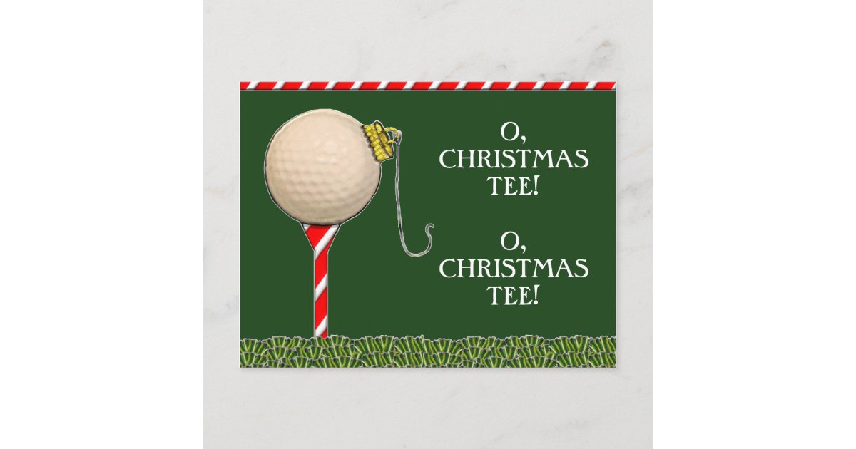 Golf Christmas Holiday Zazzle