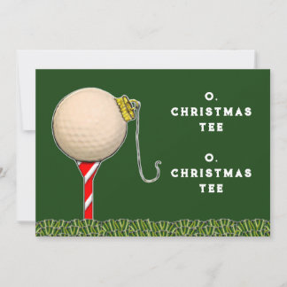 Golf Christmas Holiday Cards