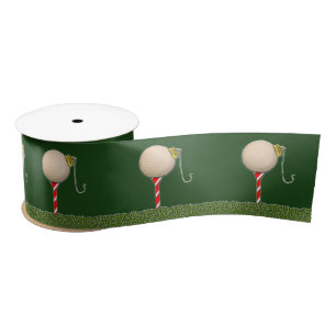 Golf Christmas Holiday Gift Ideas Satin Ribbon
