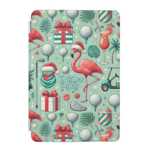 Golf Christmas in July for golfer with golf ball iPad Mini Cover